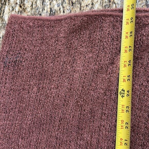 Company Ellen Tracy Mohair Blend Open Knit Open Front Cardigan Sweater Size S - Picture 8 of 9